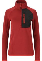 Bluza narciarska damska Whistler Helge. Czerwone bluzy WHISTLER, s, bez wzorów, z elastanu, klasyczne, bez ramiączek, bez kaptura. Za 179.99 zł.