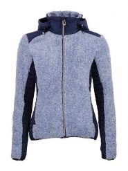 Peak Mountain Kurtka polarowa "Amarant" w kolorze niebieskim rozmiar: S. Niebieskie kurtki Peak Mountain, s, bez wzorów, z polaru, bez kaptura. Za 207.45 zł.