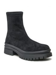 Jenny Fairy Botki WS5795-08 Czarny. Czarne botki Jenny Fairy, bez wzorów, z materiału, bez obcasa, na płaskiej podeszwie, bez zapięcia. Za 119.99 zł.