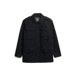 Kurtka damska Superdry Embellished Field. Czarne kurtki Superdry, xs, bez wzorów, klasyczne, bez kaptura. Za 476.70 zł.
