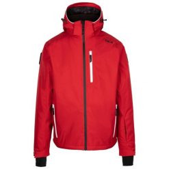 4090 Dlx Graham Kurtka narciarska wodoodporna czerwona. Czerwone kurtki narciarskie DLX, na zimę, l, bez wzorów, z puchu, bez kaptura, narciarskie. Za 573.99 zł.