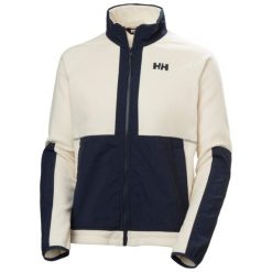 Bluza damska Helly Hansen Rig Fleece. Białe bluzy Helly Hansen, bez wzorów, bez ramiączek, bez kaptura. Za 373.00 zł.
