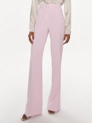 Pinko Spodnie materiałowe Hulka 100054 7624 Różowy Regular Fit. Czerwone spodnie materiałowe Pinko, bez wzorów, z materiału. Za 359.99 zł.
