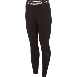 Legginsy damskie LEG300 - głęboka czerń. Legginsy marki 4f. Za 59.99 zł.