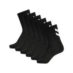 Skarpetki czarne Hummel hmlCHEVRON 6-PACK SOCKS uniwersalne. Czarne skarpetki Hummel, bez wzorów. Za 89.00 zł.
