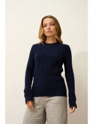 Just Cashmere Kaszmirowy sweter "Alice" w kolorze granatowym rozmiar: S. Niebieskie swetry Just Cashmere, s, bez wzorów, z kaszmiru, bez ramiączek. Za 456.99 zł.