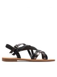 ONLY Shoes Sandały Onlmandala-18 15319496 Czarny. Czarne sandały ONLY SHOES, bez wzorów, ze skóry, bez obcasa, na płaskiej podeszwie, bez zapięcia. Za 79.99 zł.