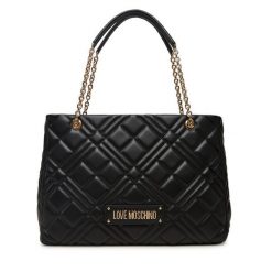 Torebka LOVE MOSCHINO. Czarne torebki klasyczne Love Moschino, bez wzorów, klasyczne, bez dodatków. Za 819.99 zł.