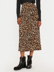 Vero Moda Spódnica midi Verena 10323868 Brązowy Regular Fit. Brązowe spódnice Vero Moda, m, bez wzorów, z syntetyku, midi. Za 79.99 zł.