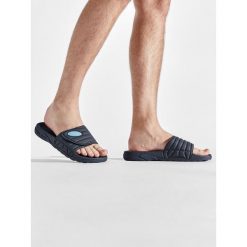 Klapki Scholl. Niebieskie klapki Scholl, bez wzorów, bez obcasa, bez zapięcia. Za 149.99 zł.