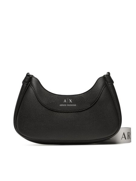 Armani Exchange Torebka 942883 CC783 00020 Czarny. Czarne listonoszki Armani Exchange, bez wzorów, ze skóry, bez dodatków. Za 439.99 zł.