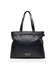 Liu Jo Torebka Ecs M Tote AA5135 E0033 Czarny. Czarne torebki klasyczne Liu Jo, bez wzorów, ze skóry, bez dodatków. Za 499.99 zł.