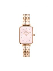 Daniel Wellington Zegarek Quadro DW00100621 Różowy. Czerwone, analogowe zegarki Daniel Wellington. Za 1,119.00 zł.