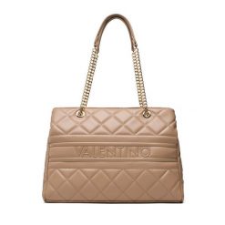 Torebka Valentino. Brązowe torebki klasyczne Valentino, bez wzorów, klasyczne, bez dodatków. Za 409.99 zł.