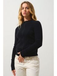 AUTHENTIC CASHMERE Kaszmirowy kardigan "Alberte" w kolorze czarnym rozmiar: S. Czarne swetry AUTHENTIC CASHMERE, s, bez wzorów, z kaszmiru, bez ramiączek. Za 434.99 zł.