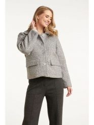 Smashed Lemon Kurtka przejściowa w kolorze szarym rozmiar: XL. Szare kurtki Smashed Lemon, xl, bez wzorów, bez kaptura. Za 173.99 zł.