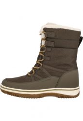 Damskie buty zimowe Whistler Aziel. Brązowe buty trekkingowe WHISTLER, na zimę, z materiału, bez zapięcia. Za 357.50 zł.