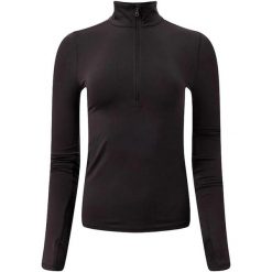 Bluza Polarowa Damska Reset Mock Neck Extra Long. Czarne bluzy bez kaptura GIRLFRIEND COLLECTIVE, xl, bez wzorów, z polaru, bez kaptura. Za 380.99 zł.