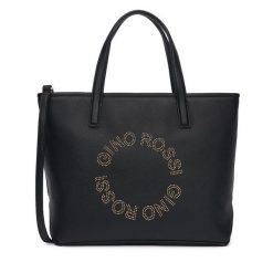 Torebka Gino Rossi. Czarne torebki klasyczne Gino Rossi, bez wzorów, klasyczne, bez dodatków. Za 279.99 zł.