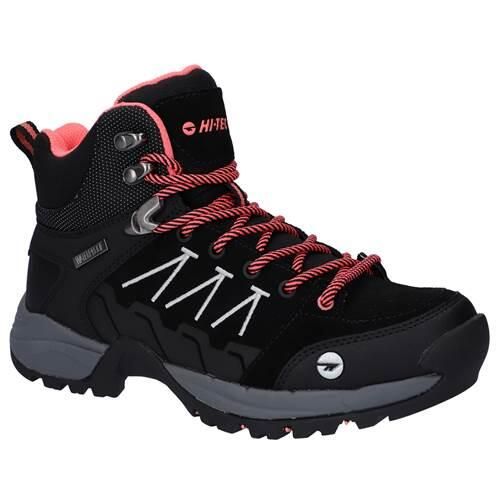 Buty trekkingowe damskie Hi-Tec V-lite Orion Mid Wp. Czarne buty trekkingowe Hi-tec, bez wzorów, z gumy, za kostkę, bez zapięcia, trekkingowe. Za 509.99 zł.