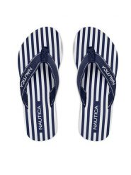 Nautica Japonki CEO-808458 Granatowy. Niebieskie japonki Nautica, bez wzorów, z materiału. Za 69.99 zł.