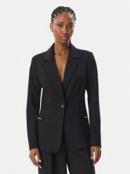Guess Marynarka W6BN08 K6806 Czarny Slim Fit. Czarne marynarki i żakiety Guess, xl, z aplikacjami, z syntetyku, bez ramiączek. Za 522.99 zł.