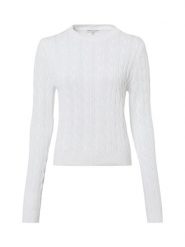 Marie Lund Sweter z dzianiny Kobiety Bawełna biały, XL. Białe swetry Marie Lund, xl, bez wzorów, z bawełny, bez ramiączek. Za 199.95 zł.