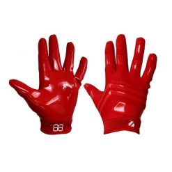 Rękawice do futbolu amerykańskiego Pro Receiver, RE, DB, RB, FRG-03. Czerwone rękawiczki BARNETT, bez wzorów, sportowe. Za 139.00 zł.