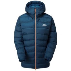 Kurtka puchowa damska Senja Women. Niebieskie kurtki MOUNTAIN EQUIPMENT, na zimę, m, bez wzorów, z puchu, sportowe, bez kaptura. Za 1,529.99 zł.