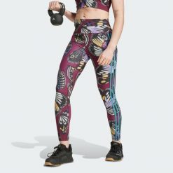 Legginsy adidas X Farm 7/8. Czarne legginsy adidas, bez wzorów, sportowe. W wyprzedaży za 194.25 zł.