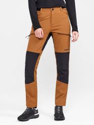 Craft Spodnie funkcyjne "Pro Explore" w kolorze jasnobrązowo-antracytowym rozmiar: L. Brązowe spodnie sportowe Craft, bez wzorów, z poliamidu, outdoorowe. Za 189.29 zł.