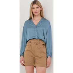 Guess koszula damska relaxed. Koszule Guess, l, z aplikacjami, z tkaniny, bez kołnierzyka, bez ramiączek. Za 459.99 zł.
