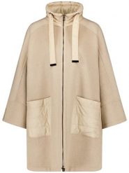 Gerry Weber Płaszcz przejściowy w kolorze beżowym rozmiar: 40. Brązowe płaszcze Gerry Weber, bez wzorów, z wełny, bez kaptura. Za 382.13 zł.