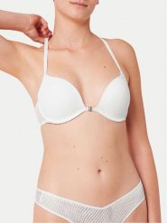 Triumph Biustonosz push-up Harmony Spotlight 10217429 Biały. Białe biustonosze Triumph, bez wzorów, z syntetyku. Za 129.99 zł.