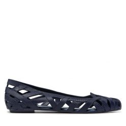 Baleriny Melissa. Niebieskie baleriny Melissa, bez wzorów, bez obcasa, bez zapięcia. Za 199.99 zł.