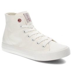 Białe Trampki Cross Jeans Damskie Wygodne Obuwie. Białe trampki Cross Jeans, bez wzorów, z jeansu, sportowe, bez zapięcia. Za 143.99 zł.