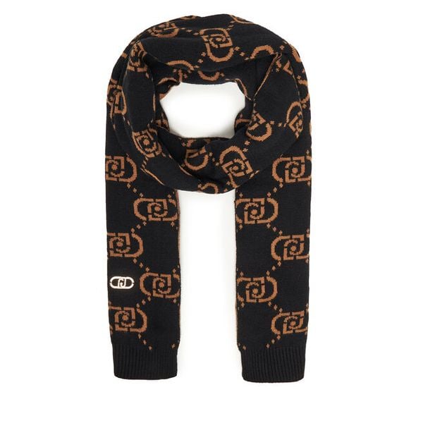 Szalik Liu Jo. Czarne szaliki i kominy Liu Jo, bez wzorów. Za 299.99 zł.