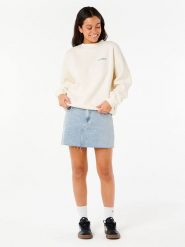 Rip Curl Bluza "Neon Diamond Heritage" w kolorze beżowym rozmiar: M. Brązowe bluzy Rip Curl, m, bez wzorów, z bawełny, bez ramiączek, bez kaptura. Za 131.74 zł.