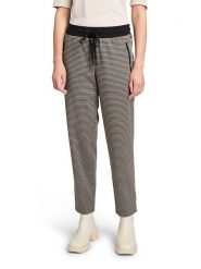 BETTY & CO Spodnie w kolorze czarno-kremowym rozmiar: 44. Czarne spodnie materiałowe Betty & Co, bez wzorów, z materiału. Za 109.26 zł.