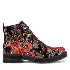 Botki Rieker. Botki Rieker, bez wzorów, bez obcasa, na płaskiej podeszwie, bez zapięcia. Za 379.99 zł.