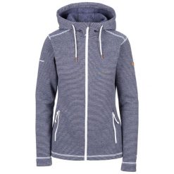Bluza damska z kapturem Trespass Rootless. Niebieskie bluzy z kapturem Trespass, l, bez wzorów, z polaru, z kapturem. Za 190.45 zł.