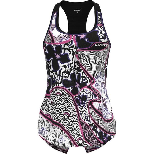 Damski tank top Crazy Top Break. Topy Crazy, bez wzorów, sportowe, bez kołnierzyka, bez ramiączek. W wyprzedaży za 278.50 zł.