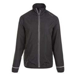 Kurtka do biegania damska Endurance Shela. Czarne kurtki do biegania Endurance, bez wzorów, bez kaptura, do biegania. Za 139.99 zł.
