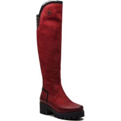 Muszkieterki EVA MINGE - Barrios 4P 18SM1372497EF 434. Czerwone kozaki Eva Minge, z nubiku. Za 649.00 zł.