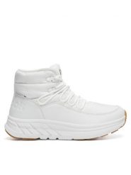 Reebok Botki H1-048 WW Biały. Białe botki Reebok, bez wzorów, bez obcasa, na płaskiej podeszwie, bez zapięcia. Za 209.99 zł.