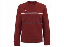 Bluza damska lifestyle Tecnifibre Team Sweater. Czerwone bluzy TECNIFIBRE, s, bez wzorów, z bawełny, bez ramiączek, bez kaptura. Za 205.95 zł.