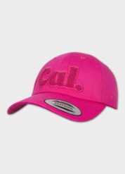Czapka Snapback PITBULL damska z zagiętym daszkiem 3D CAL. Czerwone czapki z daszkiem PITBULL, z aplikacjami, z bawełny. Za 129.00 zł.
