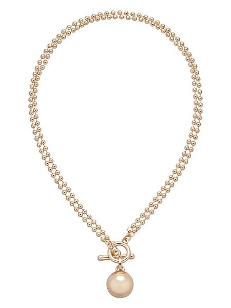 U.S. Polo Assn. Pozłacany naszyjnik z zawieszką rozmiar: onesize. Żółte naszyjniki U.S. Polo Assn., z materiału, metalowe. Za 131.74 zł.