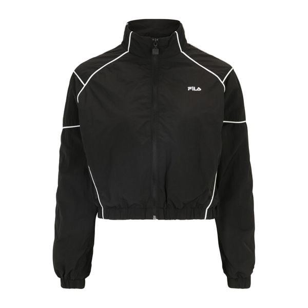Bluza damska FILA Laplace Cropped Track. Czarne bluzy Fila, s, bez wzorów, bez ramiączek, bez kaptura. Za 239.99 zł.