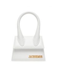 JACQUEMUS Torebka Le Chiquito 21H213BA001-3000 Biały. Białe torebki klasyczne JACQUEMUS, bez wzorów, ze skóry, bez dodatków. Za 2,459.00 zł.